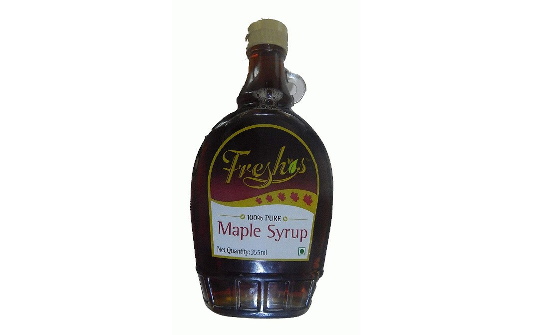 Freshos Pure Maple Syrup    Bottle  355 millilitre